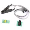 with 2 Adapter Board Flash Chip IC Test Clip Adapter SOIC 8 / SOP8 Clip for BIOS/24/25/93 Flash Chip IC Test Clip Adapter