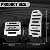 Pack-3 Car Non-Slip Pedal Pads Set, Accelerator Pedal Covers, Car Brake Pedal Protectors, Automobile Universal Replacement Accessories, For Most