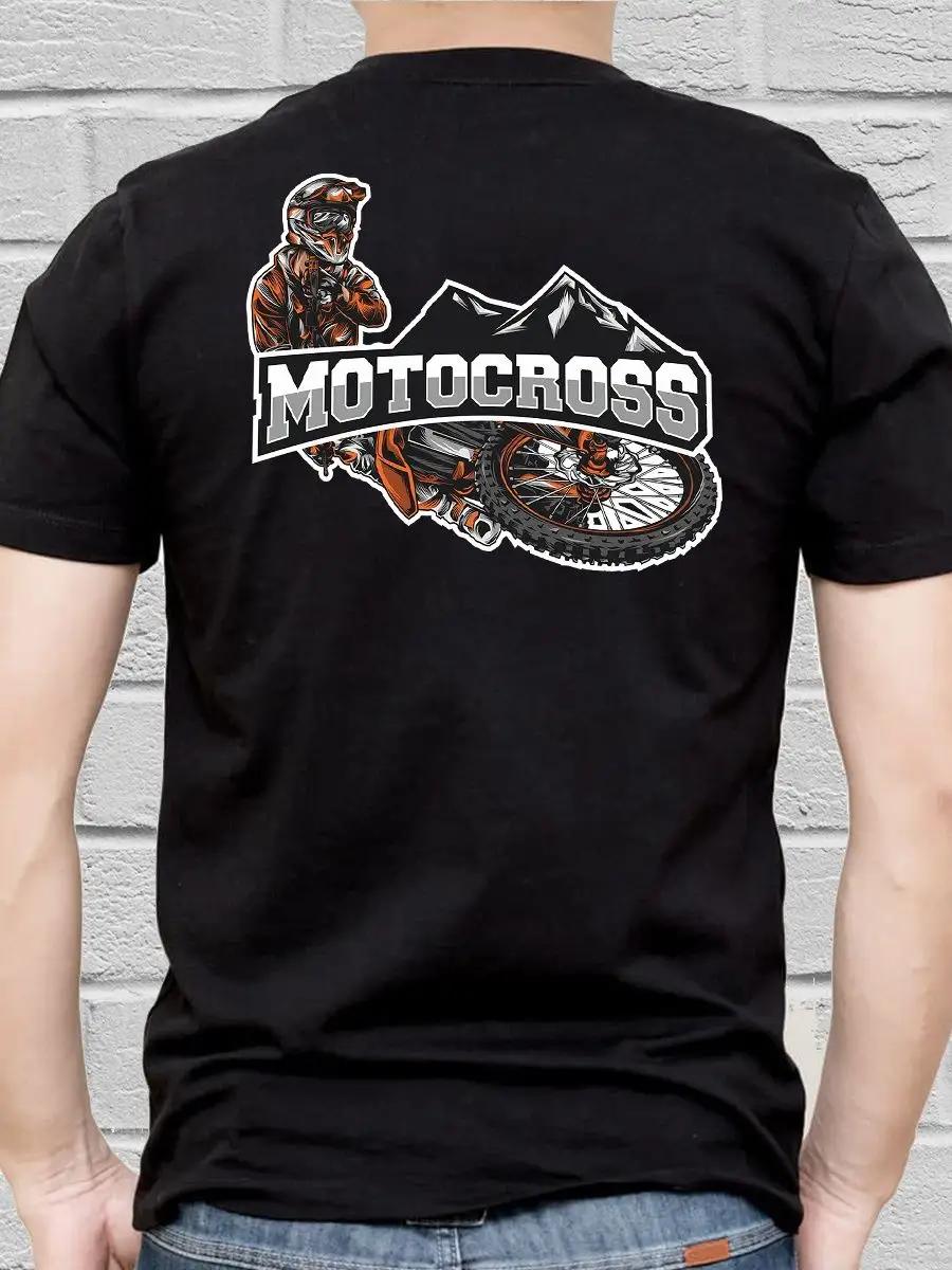Motorsport print on back T-shirt S