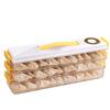 Dumpling Storage Container Food Grade Plastic Refrigerator Dumpling Storage Box for Home
