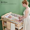 [Nattou] Baby Changing Table with Storage Shelf & Casters - 84x64x95cm