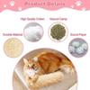 Catnip Toys for Cats Plush Pillow with Crinkle Sound and Catnip Self Healing Interactive Chew Toy Kitten Teething Toys Pet