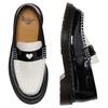 Dr. Martens Women's Penton Heart Two-Tone Arcadia Loafers Black White 41676001