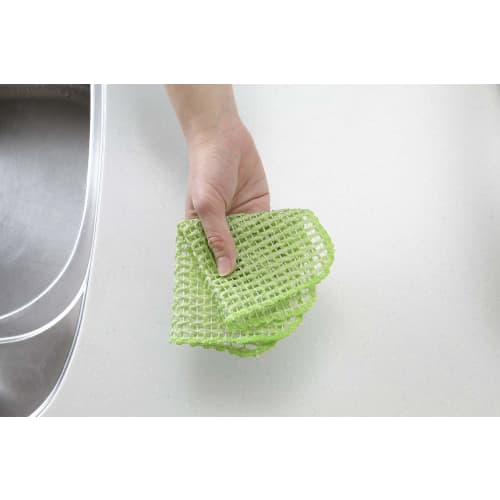 Sanko Bikkuri Fresh Pet Dishwasher, Removes Dirt with Just Water, Slime Remover, Mesh, 20x20cm, Made in Japan, BH-24