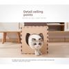 Assembleable Cat Tunnel Bed Multifunctional Pet Toy Foldable Rest House Interactive Play Tunnel for Kitten