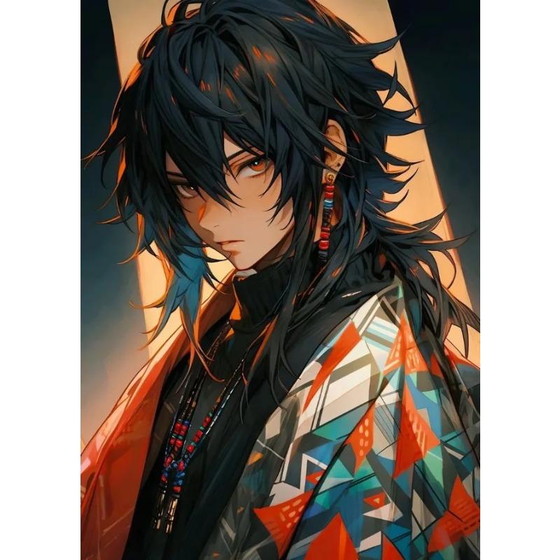 Demon Japanese Popular Classics Anime Character Posters Canvas Printing Wall Art Picture for Living Room Home Decor Gifts