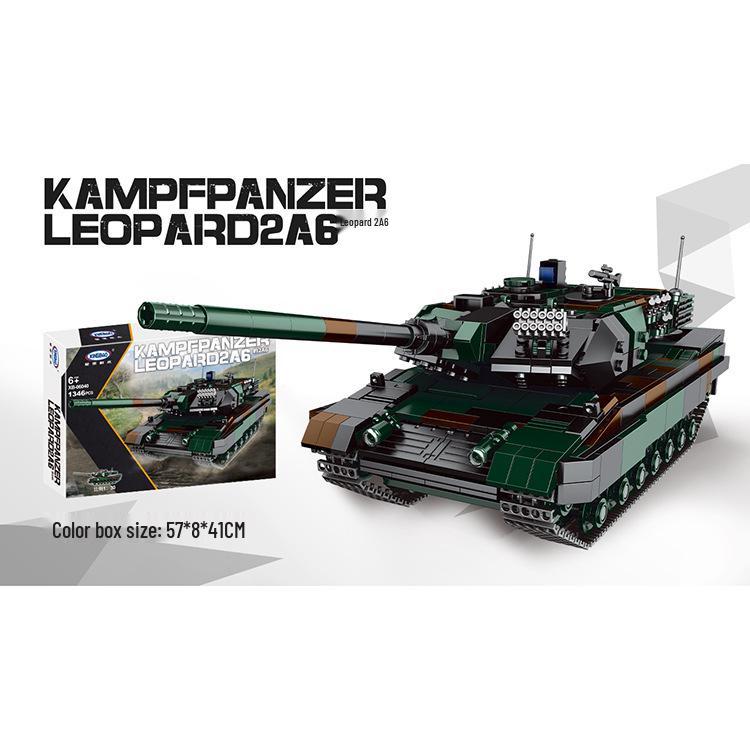 Star Castle Camouflage Tank Armored Vehicle Building Blocks Educational Toy