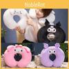12.6*11.4in Cartoon Plush Yu Gui Dog Meile Di And Ku Luo Mi U-shaped Neck Pillow