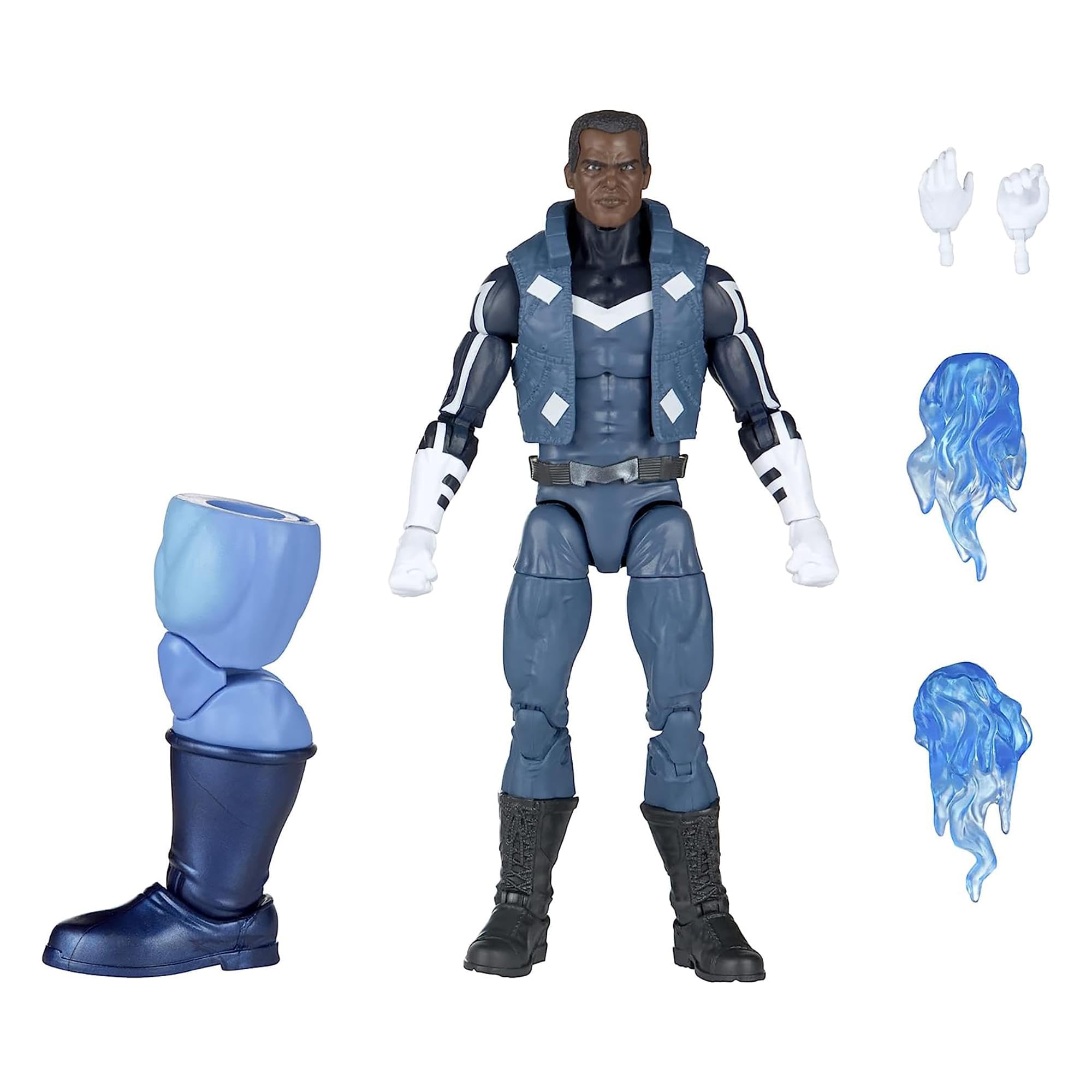 

Hasbro Marvel Legends Series Blue Marvel F4792 Authentic 6-Inch Action Figure with Ultimate Costume and Accessories, Build-A-Figure Parts