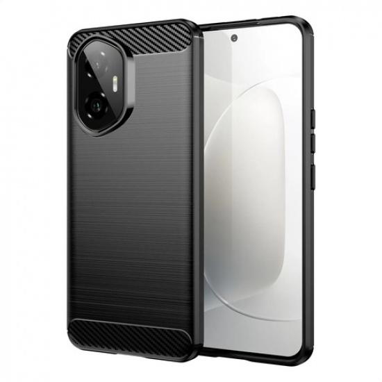 

Phone Case For Honor 300 ,flexible Tpu Fiber Protective Cover For Honor 300 чёрный