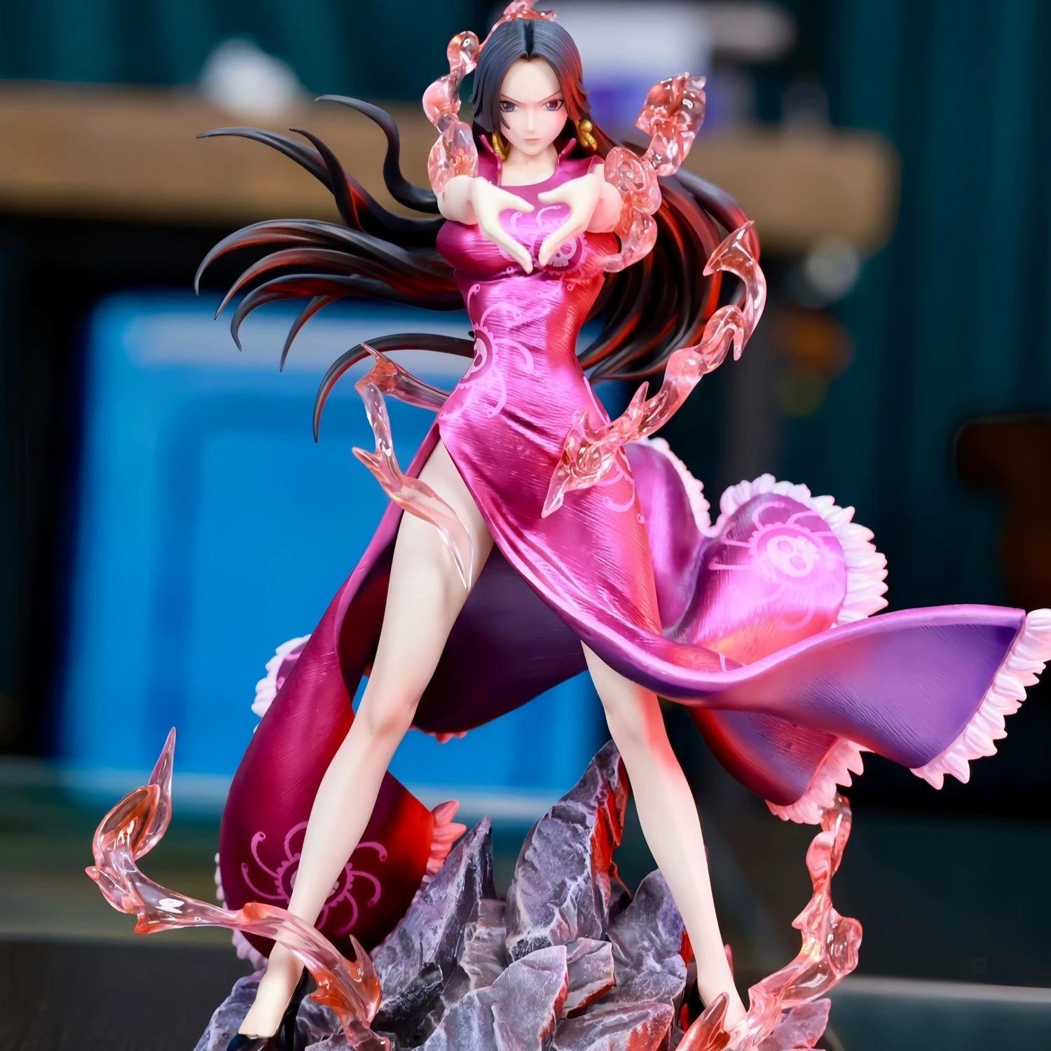 Boa Hancock One Piece JT Statue: Gobi Heart Empress Full Paint Seven Warlords Resonance GK Figure.