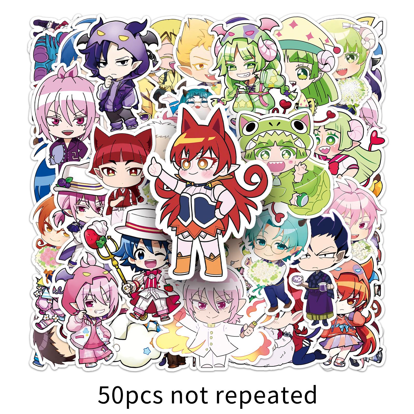 50 Sheets Iruma-kun Possessed Anime Stickers for Suitcases & Notebooks