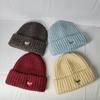 Simple and Thick Love Knitted Hat for Girls, Thickened and Cute Wool Hat for Autumn and Winter, Warm Ear Protection Hat for Men