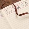 Pu Leather 2026 Schedule Planner Notepad Wear-resistant Office Work Planner  Office Supplies