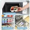 4 Grid Snack Containers Reusable Meal Prep Lunch Containers Portable for Kids and Adults Home Snack Storage Bottles Kitchen Tool