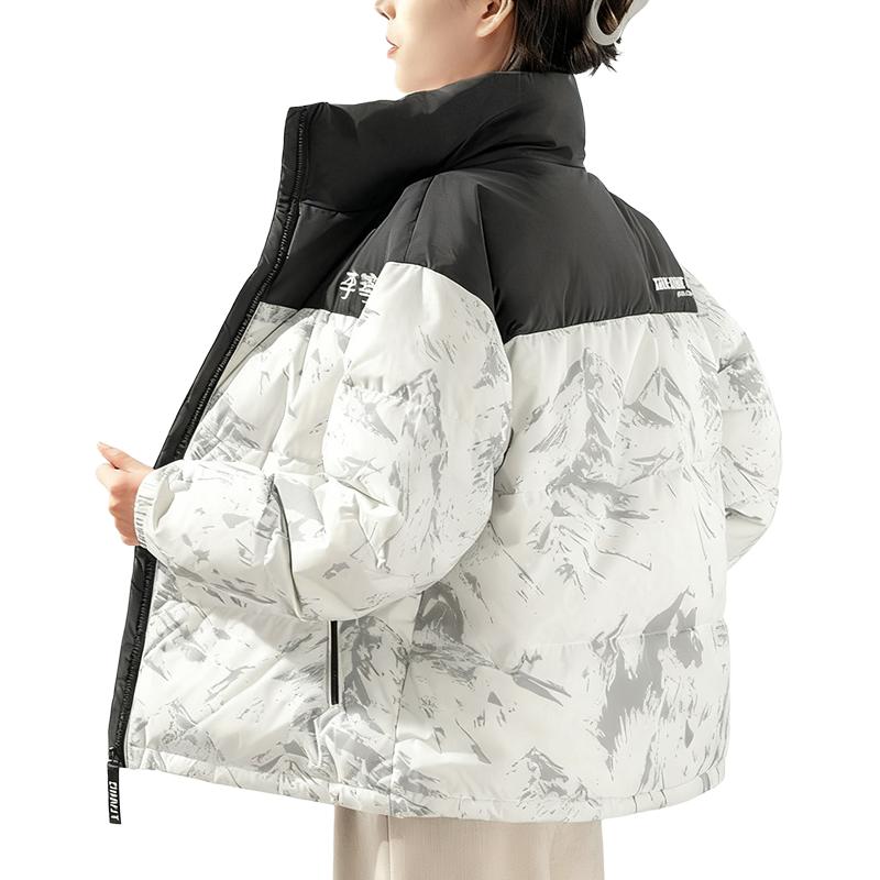Li Ning Down Jackets Men's Stand Collar Thickened YYMU213-3