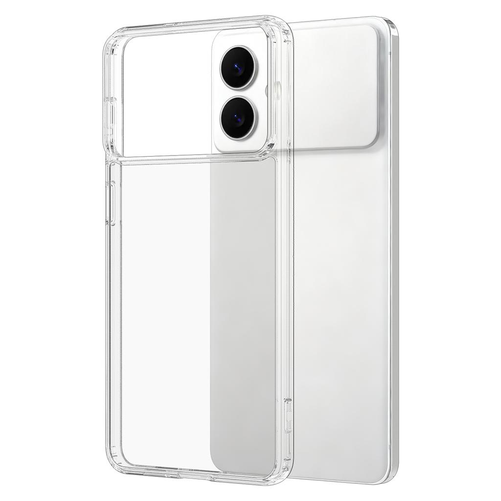 For Samsung Galaxy S26 Edge Clear Phone Case TPU+Acrylic Shockproof Phone Back Cover