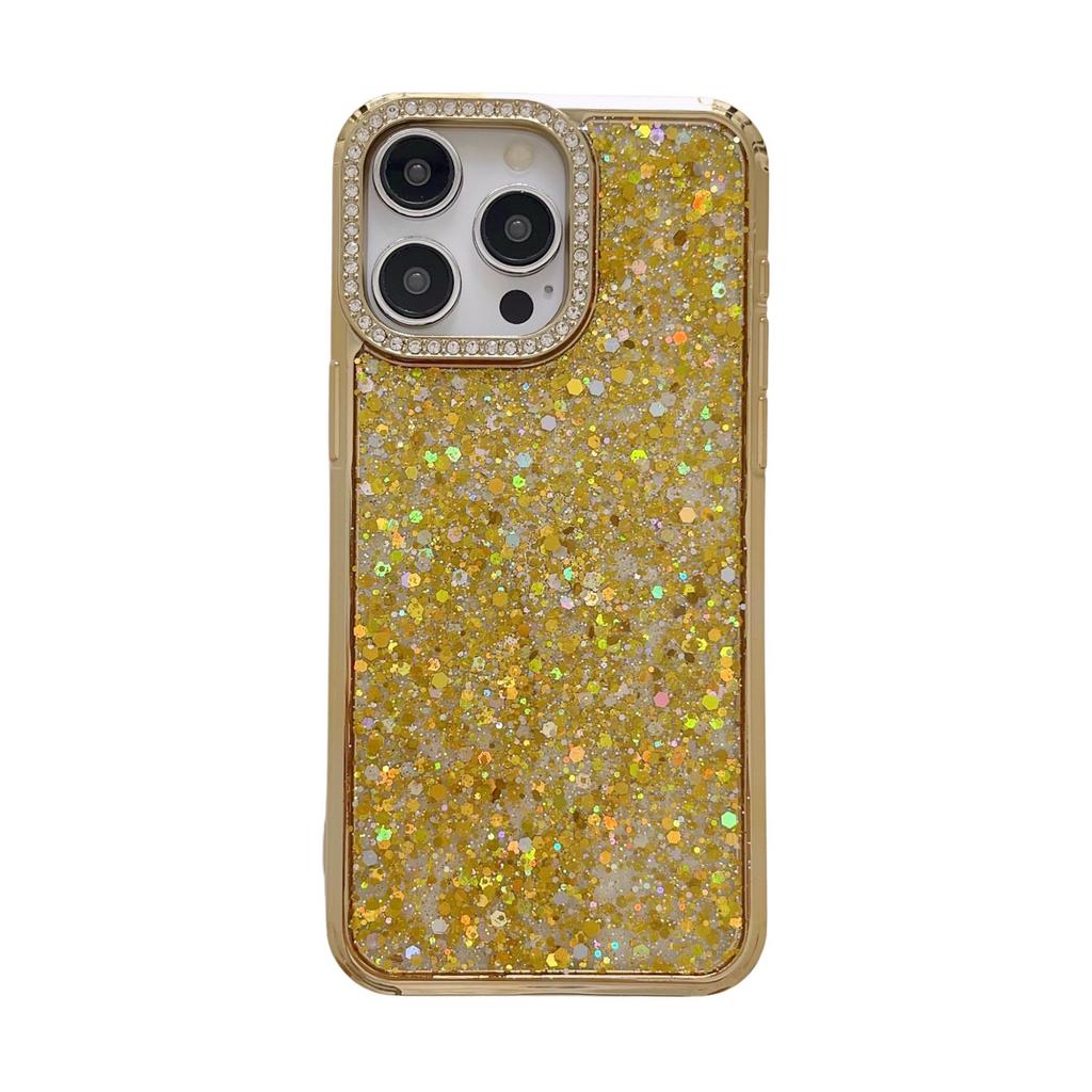The Iphone16promax Is Suitable for The IPhone 15 Phone Case with Water Diamond Luxury 14 Resin Glitter Protective Case for Women