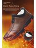 Herren Neuer Stil Echtes Leder Warm Mid-Low Top Atmungsaktiv Freizeitschuhe