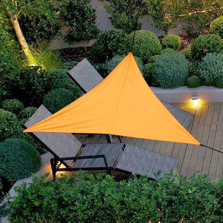 Triangular Outdoor Sunshade Canopy: Rainproof Water-Repellent Awning for Balcony and Courtyard