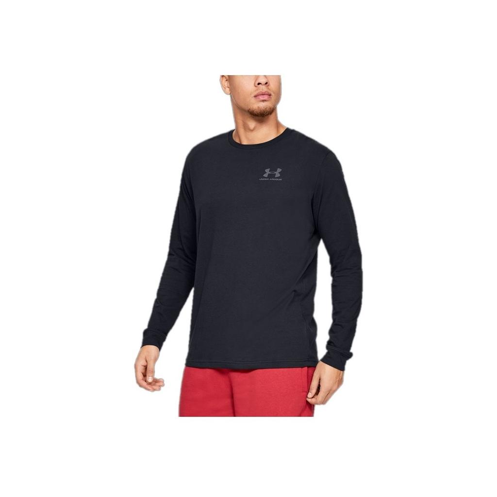 Under Armour Sportstyle Long Sleeve Training Top Men Tops Black 1329585-001