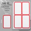 Jumbo Self-Adhesive Rectangular Office Labels - Blank Memo Stickers