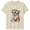 Fluffy Dog Puppy Animals Dogs Unisexs TShirt Unisexs Tee Graphic Unisex Top