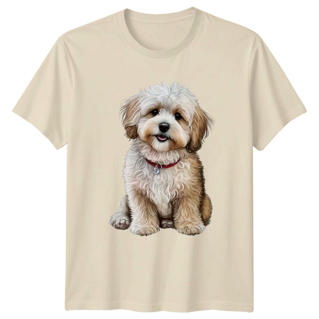 Fluffy Dog Puppy Animals Dogs Unisexs TShirt Unisexs Tee Graphic Unisex Top