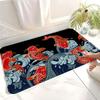 Japanese Koi Fish Door Mat Washable Non-Slip Living Room Sofa Chairs Area Mat Kitchen Bedside Area Rugs