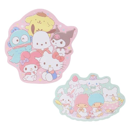 Sanrio 493945 Charakter Briefpapier Set Sanrio Charaktere Verpackung: Ca.. Breite 6,3 x Tiefe 0,3 x Höhe 8,7 Zoll (16 x 0,8 x 22 cm)