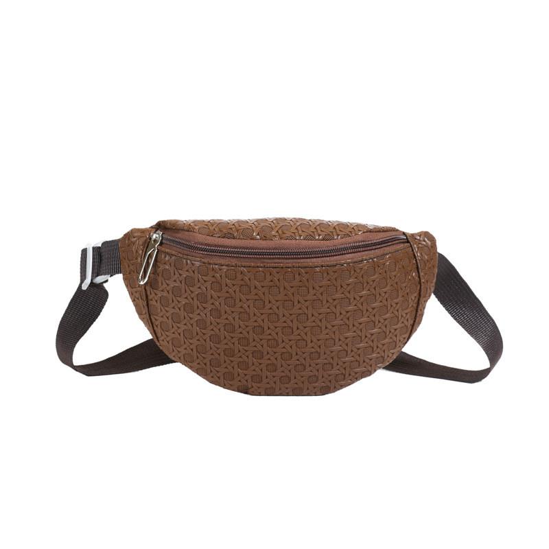 Color Retro Solid Fashionable Vintage Children Waist Pack Days Kindergarten