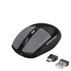 Bluetooth Wireless Mouse with Type-CUSB-A Connector, 3 Connection Modes, Silent, Compact, Rechargeable, Lightweight, Optical, 6 Buttons, RGB