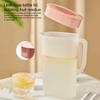 Pitcher For Fridge Door 2500ml Ice Lemonade Pitcher For Fridge Heat & Cold Resistant Fridge Jug Water Pitcher For Soy Milk