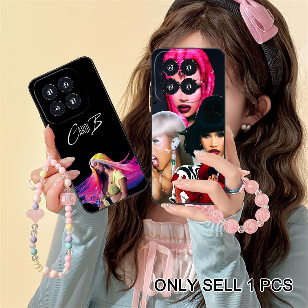 Cardi B Matte TPU Mobile Phone Case for Xiaomi 15 14 13 12 Mi 11 T Ultra Lite Pro S X 5G Colorful Printing Cover