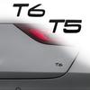 Car Sticker Metal Emblem T5 T6 Badge Trunk Decal For Volvo V40 V60 V90 XC60 XC90 XC40 S60 S90 S80 C30 Accessories