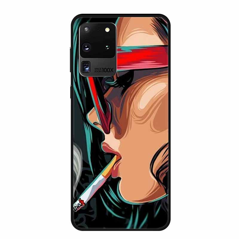For Samsung S20 Ultra 5G Phone Cases Animals TPU Soft Silicone Back Cover for Samsung Galaxy S20 Ultra LTE 5G Funda Bumper Coque