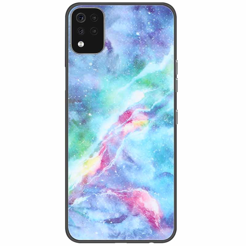 Phone Case For LG K42 K52 K62 Q52 Case Soft Painted Wolf Silicone Black Covers For LG K62 Cases K 42 Shockproof Funda for LGK52