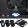 Hub Caps LED Light Car Door Projector HD Welcome Light For VW Volkswagen Golf Sagitar Tiguan Touareg Scirocco Passat Variant B8 EJ1