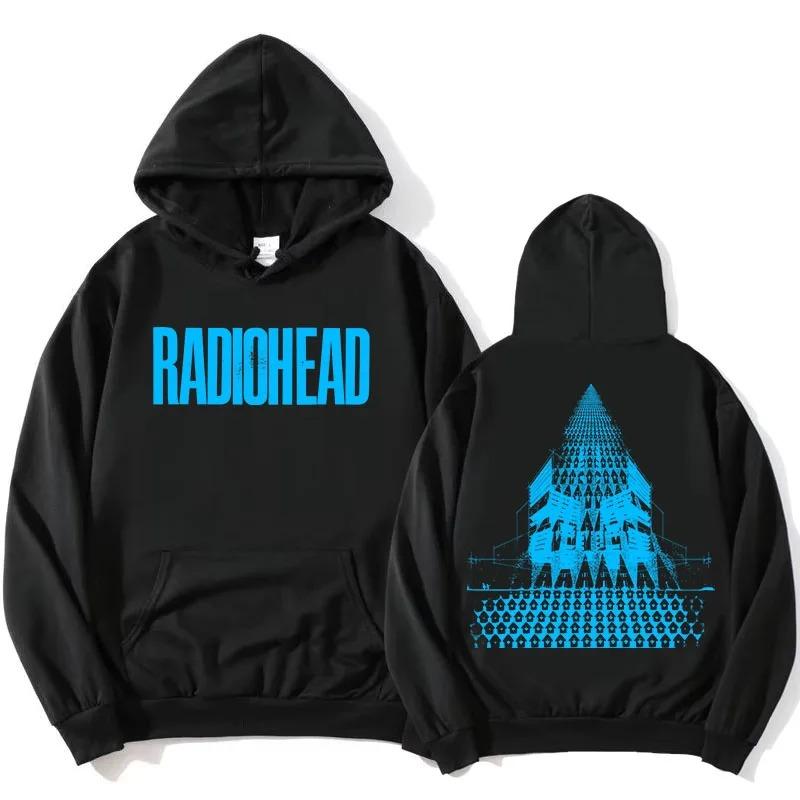 Radiohead Grafische Hoodies Mannen Vrouwen Fleece Warm Streetwear Oversized Sweatshirt Hip Hop Harajuku Pullover Trainingspak Vrouwelijke Mannen Kleding