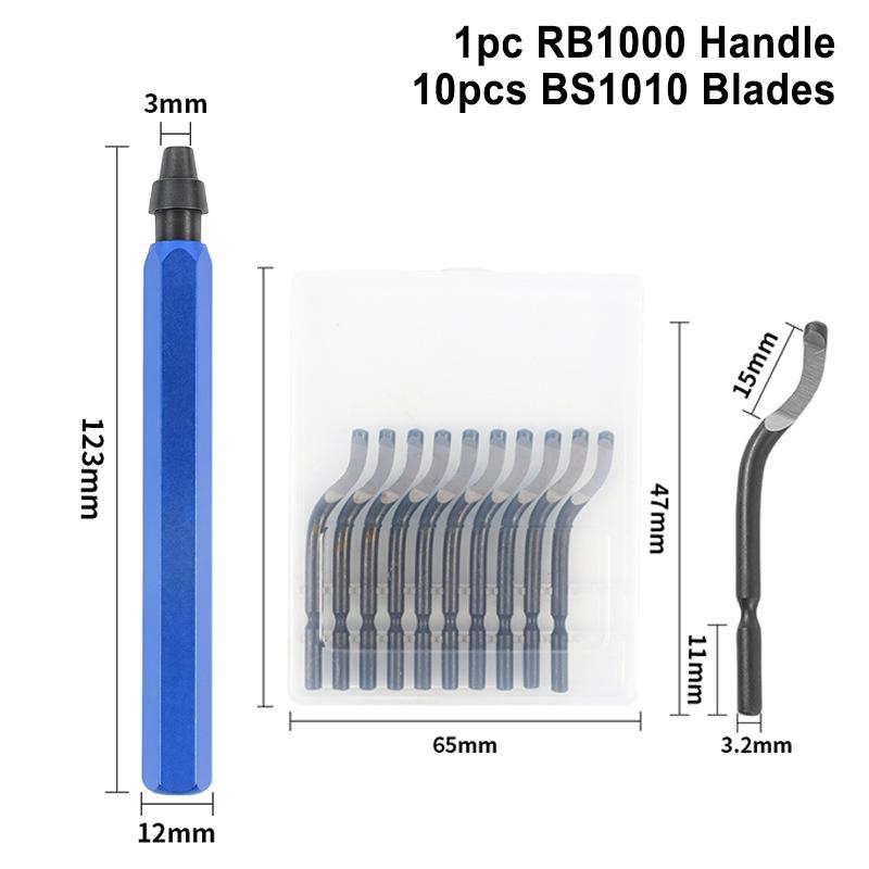 High Carbon Steel Handheld Trimming Knife Deburring Tool Edge Chamfer Scraper for 3D Printing Part Post Processing