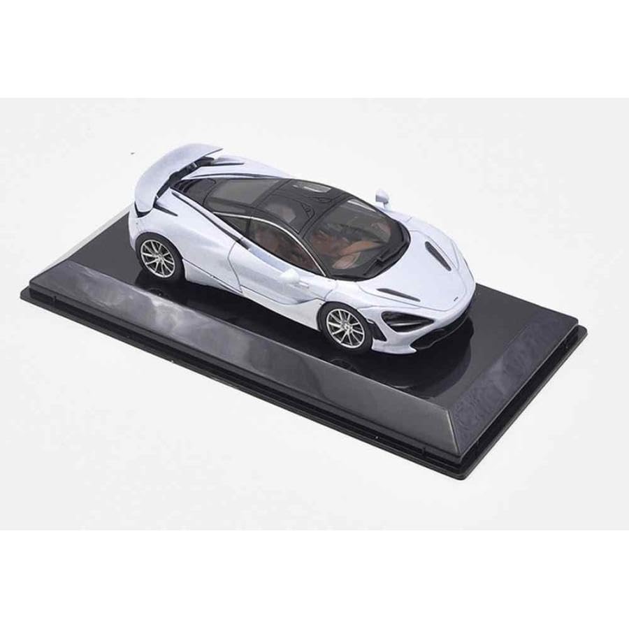 ALTAYA McLaren 720S 2017 Миниатюрная модель автомобиля Масштаб 1/43 (Светло-серый) с чехлом белый