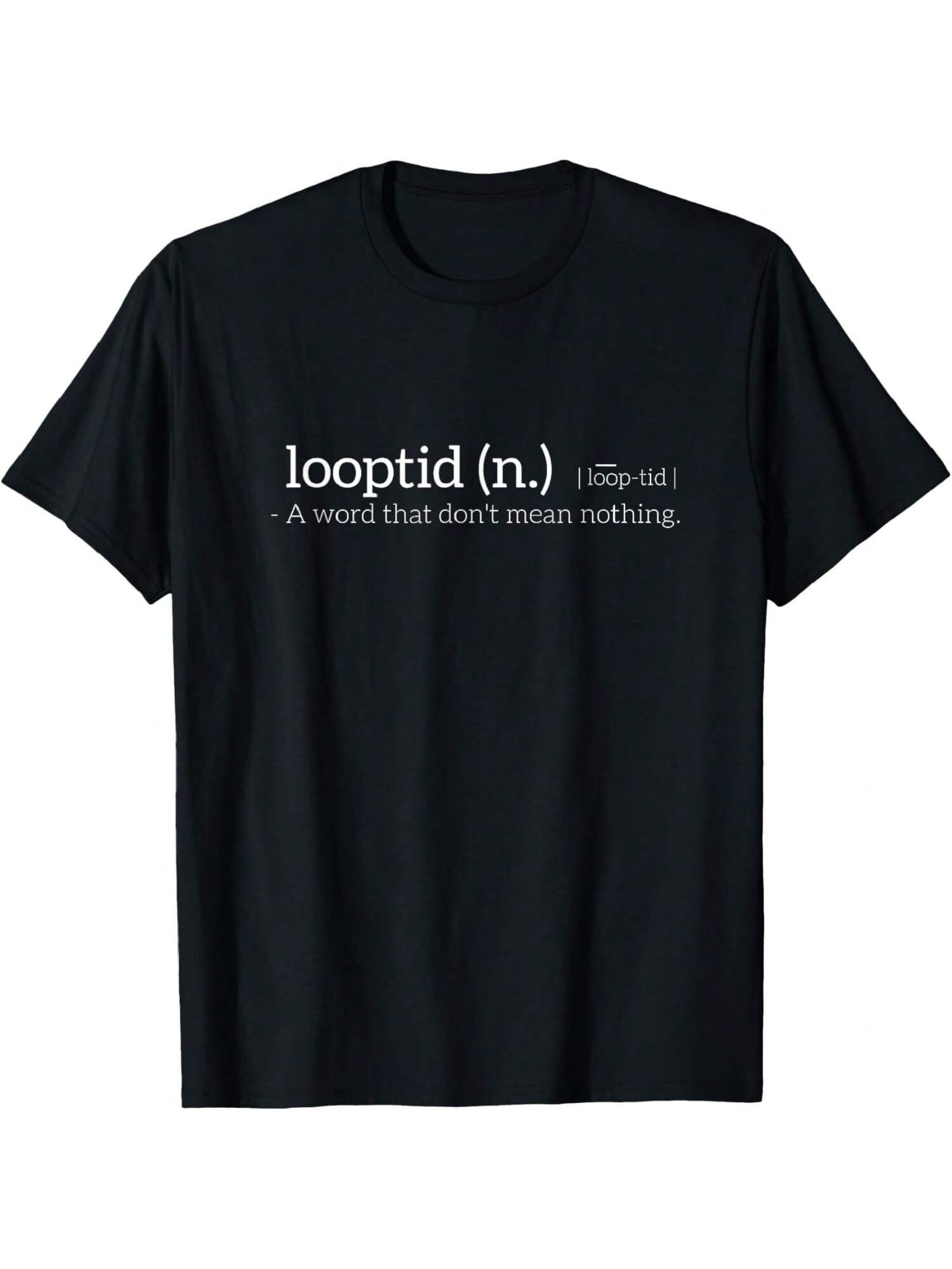 90 s Retro Rap Looptid Definition Style Vintage T-Shirt T-Shirt S