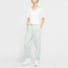 Nike Logo Fleece Cuffed Casual Sporthose Damen Hose Mattiertes-Hellgrün DA2255-321