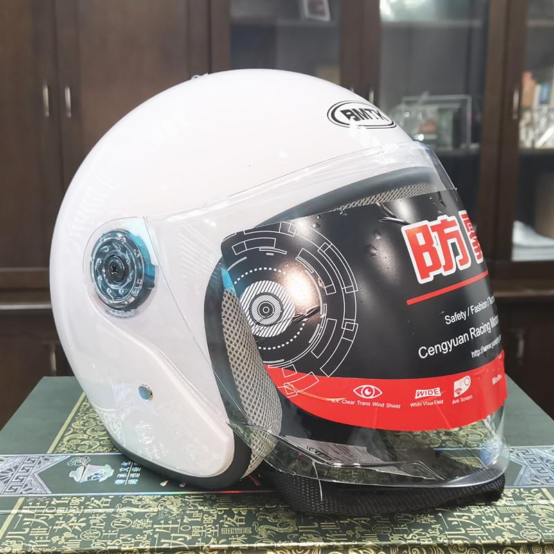 Helmets, Electric Vehicles Are Available In All Seasons, Men's and Women's Models, Winter Warm Half Helmets, Adult Windshields
