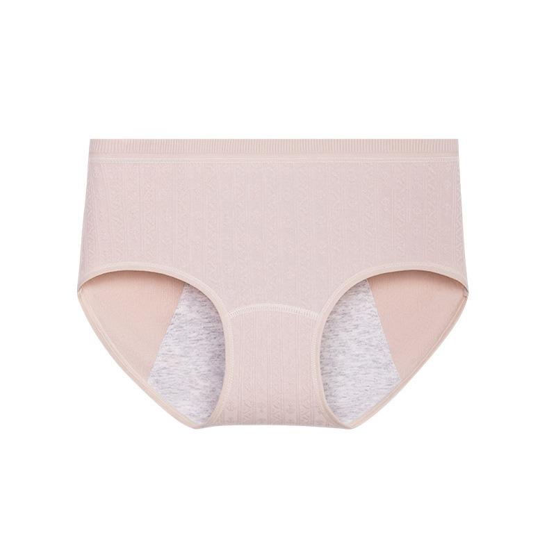 

Women Spring and Autumn Pure Cotton Side Leakage Prevention Physiological Underwear XL розовый