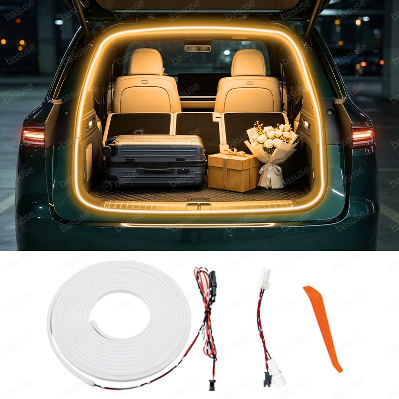 FOR LI AUTO L8 Car Trunk Light Strip LED Waterproof High Brightness 12V Modification Light Atmosphere Lights Bar