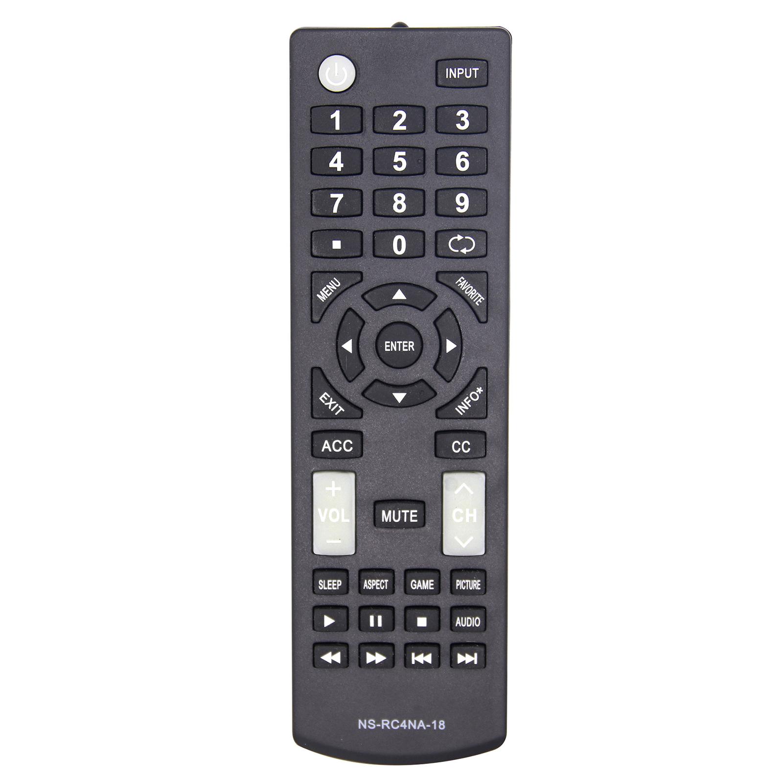 

NS-RC4NA-18 Сменный пульт дистанционного управления для ЖК-телевизора Insignia LED, NS-22D420NA18 NS-32D220NA18 NS-32D311MX17