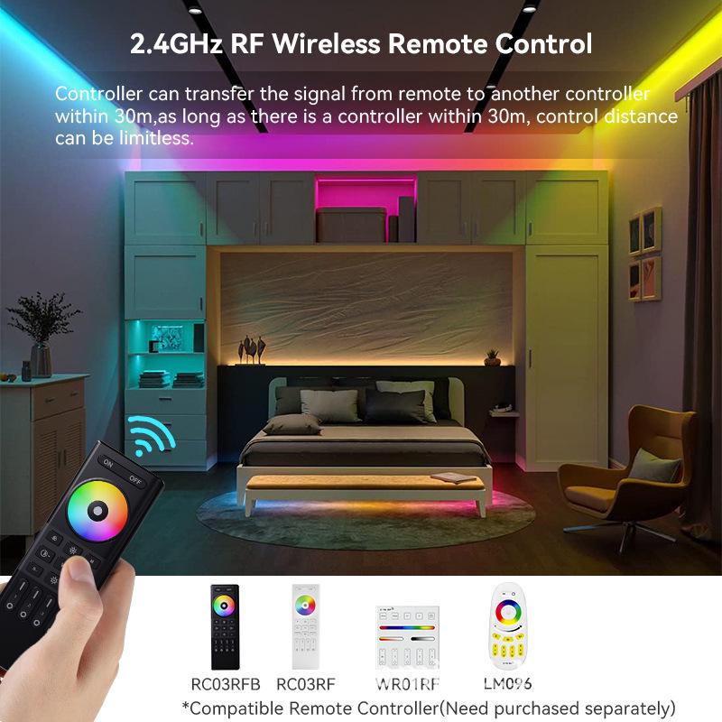 Colorful RGB Controller & Zoned Touch Remote (Model: C03RF+RC03RF)