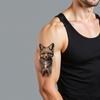 3 Stück Temporäre Tattoos Realistische Temporäre Tattoos Landschaft Mit Fahrrädern Menschlicher Schädel Mit Rosen Laterne Mit Blumen Für Männer
