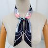 Frauen Schal 2024 Neue Marke Design Luxus Twill Seide Schal Mode Stirnband Foulard Dünne Haar Tasche Schals Halstuch